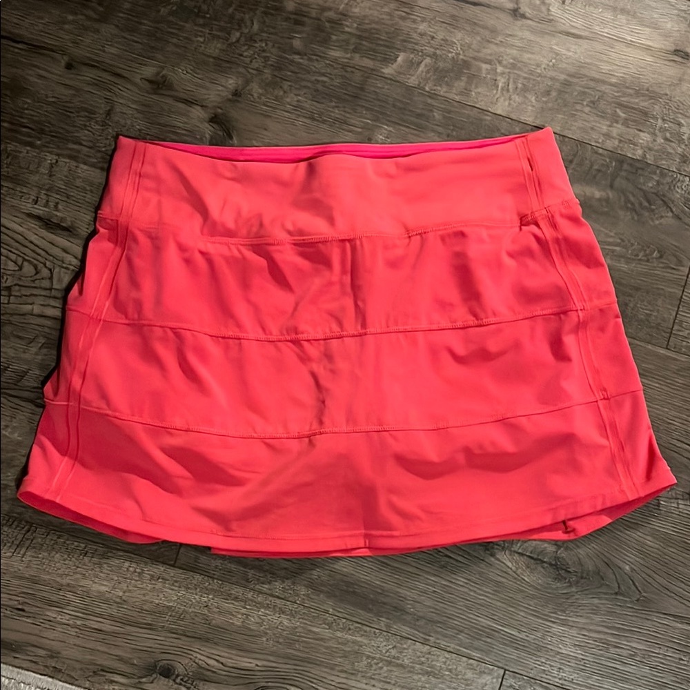 Lululemon Athletica Vibrant Coral Skater Skirt